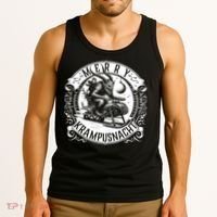 Krampusnacht Krampus On A Snowmobile Tank Top thumb 3