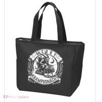 Krampusnacht Krampus On A Snowmobile Tote Bag thumb 3