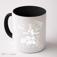 King Kong Playing Drums Coffee Mug thumb 0