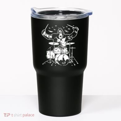 King Kong Playing Drums Tumbler