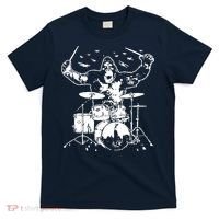 King Kong Playing Drums T-Shirt thumb 0