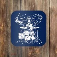 King Kong Playing Drums Coaster thumb 0