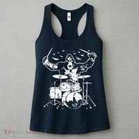 King Kong Playing Drums Women's Tank Top thumb 3