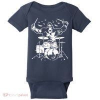 King Kong Playing Drums Baby Bodysuit thumb 0