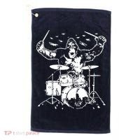 King Kong Playing Drums Golf Towel thumb 0