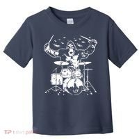 King Kong Playing Drums Toddler T-Shirt thumb 0