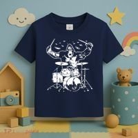 King Kong Playing Drums Toddler T-Shirt thumb 3
