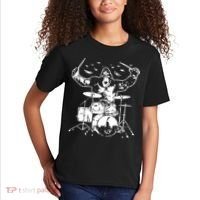 King Kong Playing Drums Kids T-Shirt thumb 2