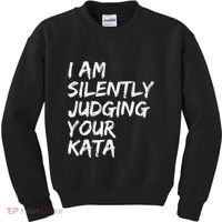 Karate Kata Shotokan Kyokushin Goju Wado Shito Ryu Nanbudo Kids Sweatshirt thumb 0