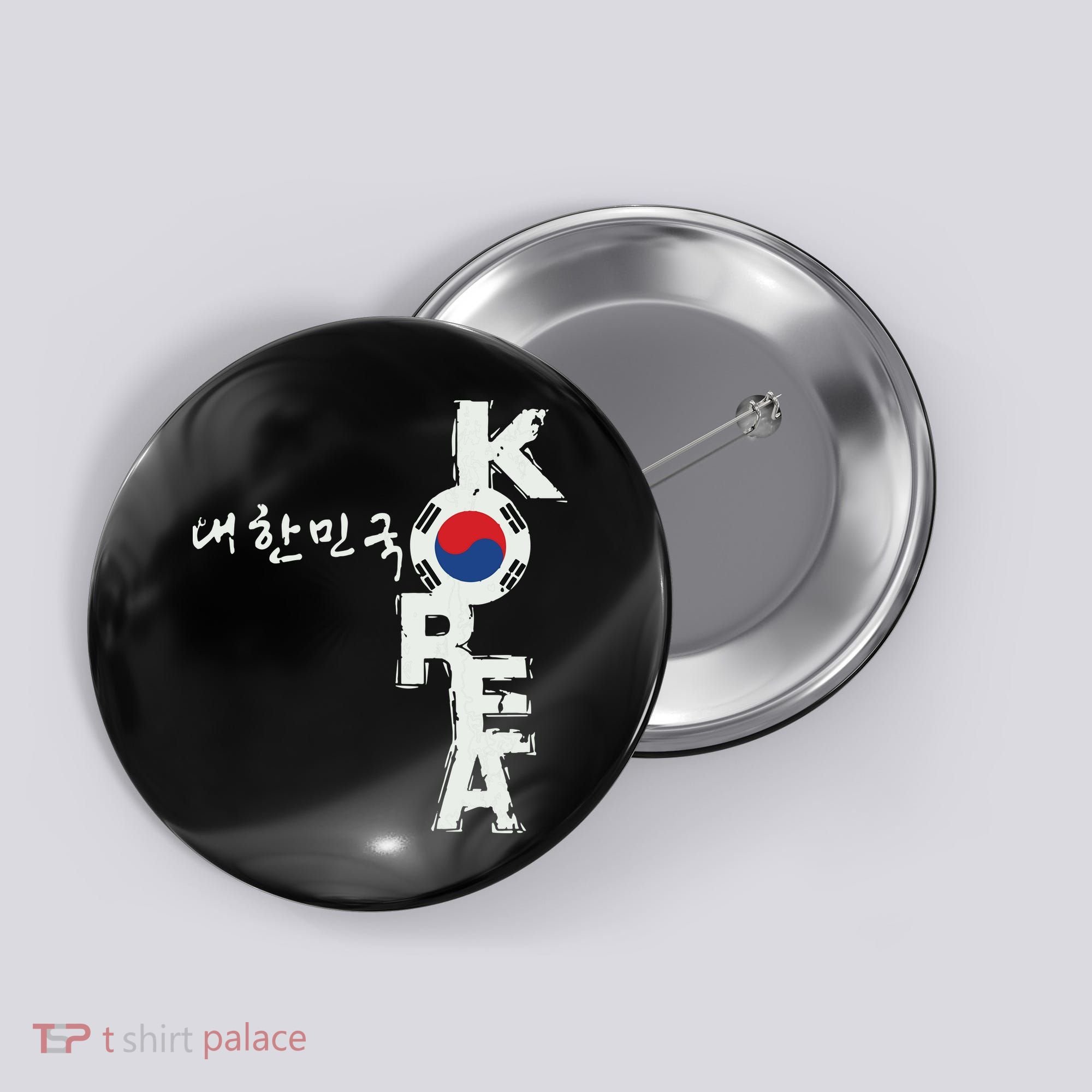 Korean Korea Souvenir Button