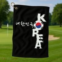 Korean Korea Souvenir Golf Towel thumb 1