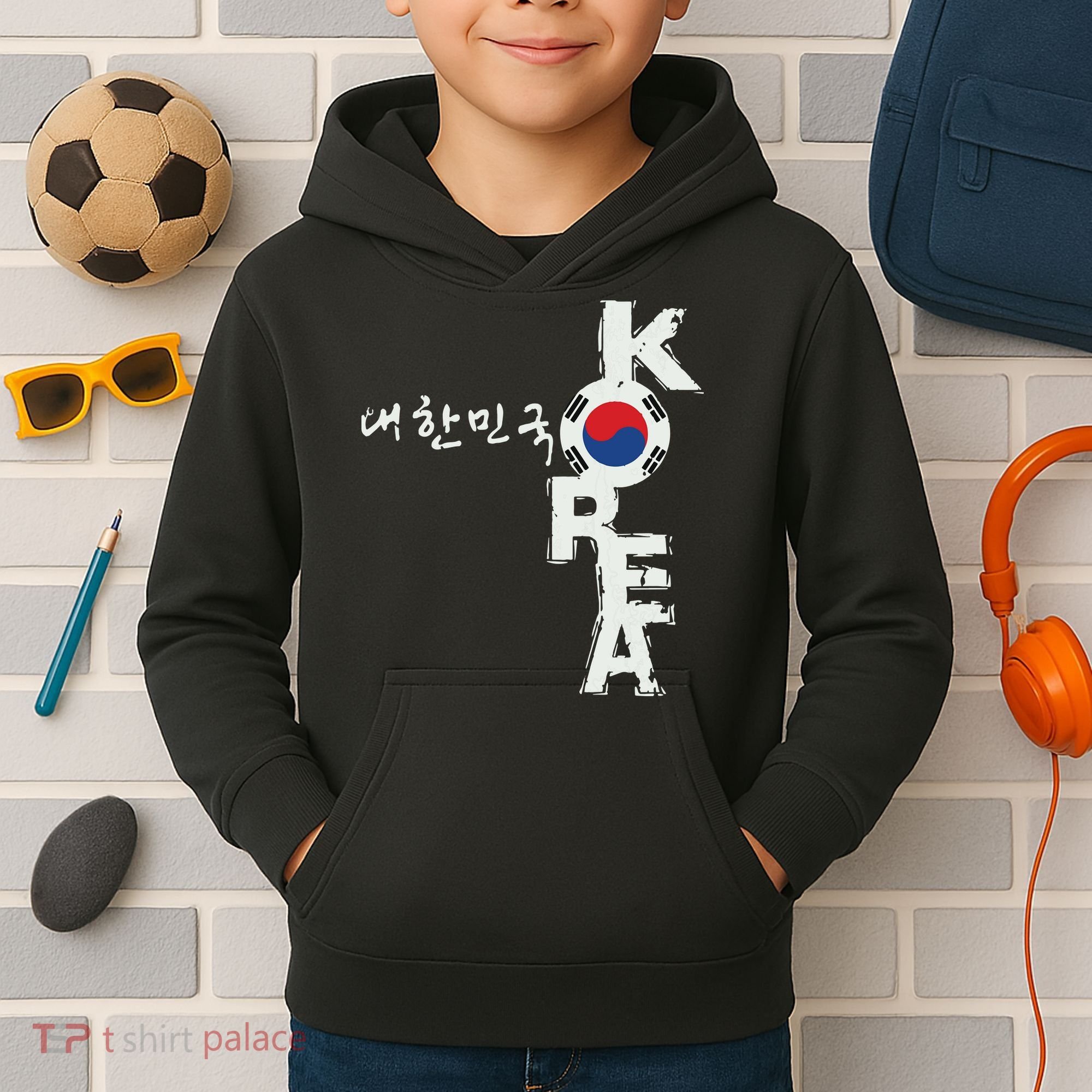 Korean Korea Souvenir Kids Hoodie