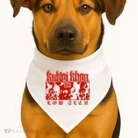 Kublai Khan Tx Low Tech New USA-Made Doggie Bandana thumb 1