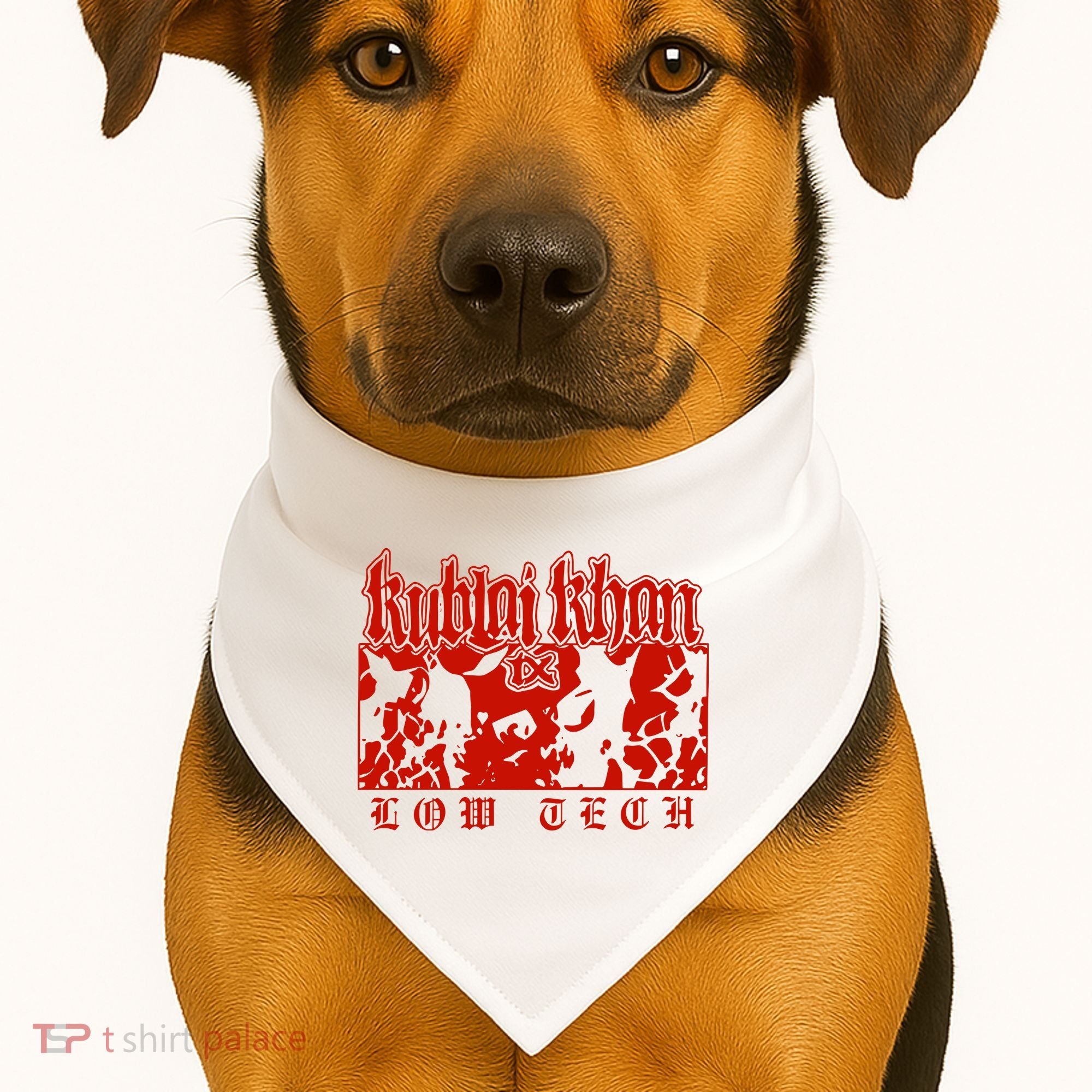Kublai Khan Tx Low Tech New USA-Made Doggie Bandana