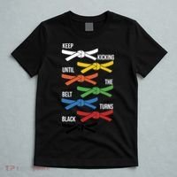 Keep Kicking Until The Beld Turns Black Taekwondo T-Shirt thumb 5