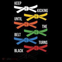 Keep Kicking Until The Beld Turns Black Taekwondo Coffee Mug thumb 5
