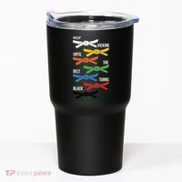 Keep Kicking Until The Beld Turns Black Taekwondo Tumbler thumb 0