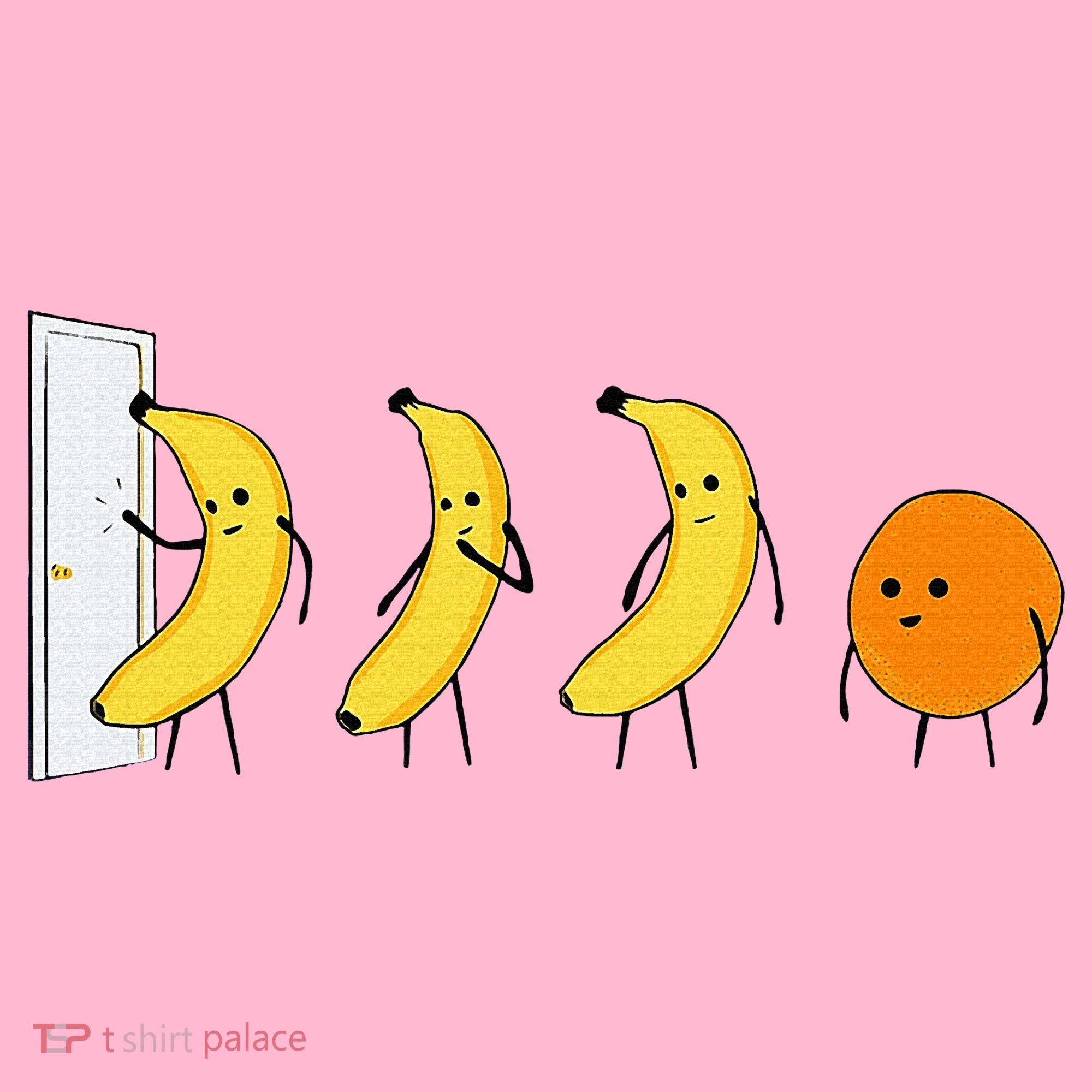 Knock Knock WhoS There Banana WhoS There Orange T-Shirt