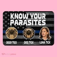 Kamala Know Your Parasites Deer Tick Dog Tick Luna Tick Coaster thumb 2