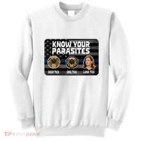 Kamala Know Your Parasites Deer Tick Dog Tick Luna Tick Sweatshirt thumb 0