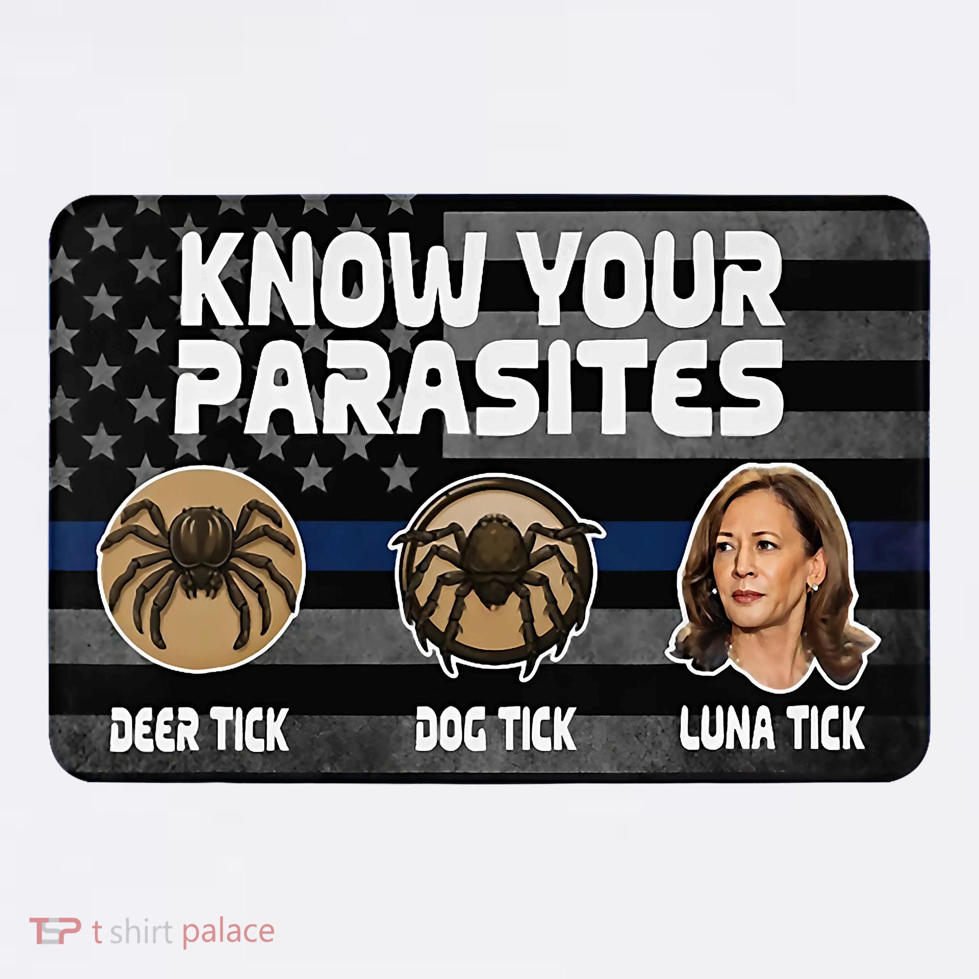 Kamala Know Your Parasites Deer Tick Dog Tick Luna Tick Sweatshirt