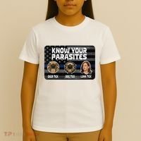 Kamala Know Your Parasites Deer Tick Dog Tick Luna Tick T-Shirt thumb 4