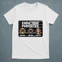 Kamala Know Your Parasites Deer Tick Dog Tick Luna Tick T-Shirt thumb 5