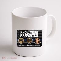 Kamala Know Your Parasites Deer Tick Dog Tick Luna Tick Coffee Mug thumb 1