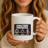 Kamala Know Your Parasites Deer Tick Dog Tick Luna Tick Coffee Mug thumb 3