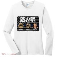 Kamala Know Your Parasites Deer Tick Dog Tick Luna Tick Women's Long Sleeve Shirt thumb 0