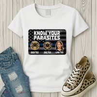 Kamala Know Your Parasites Deer Tick Dog Tick Luna Tick Women's T-Shirt thumb 3