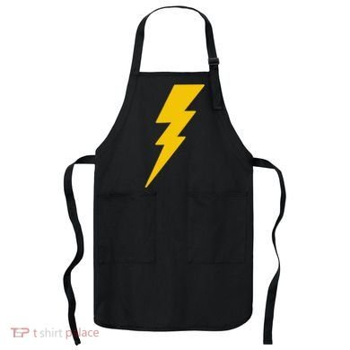 Lightning Bolt Graphic Apron