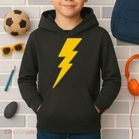 Lightning Bolt Graphic Kids Hoodie thumb 2
