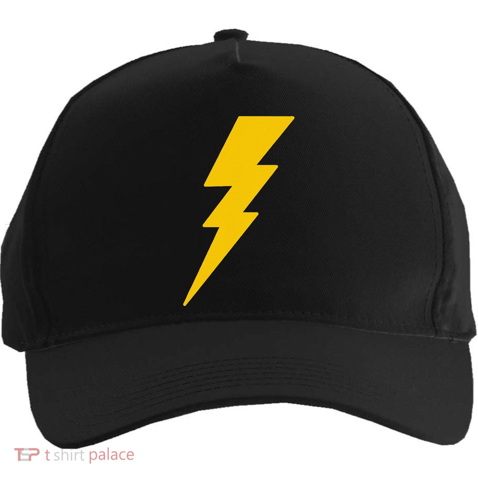 Lightning Bolt Five-Panel Snapback Cap