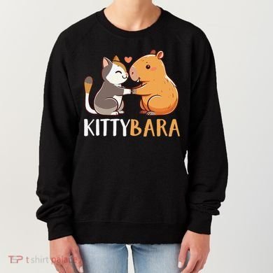 Kittybara Love Capybara Cat Women's Sweatshirt