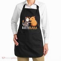 Kittybara Love Capybara Cat Apron thumb 2