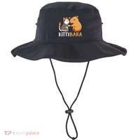 Kittybara Love Capybara Cat Bucket Hat thumb 0