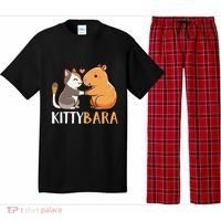 Kittybara Love Capybara Cat Pajama Set thumb 0