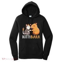 Kittybara Love Capybara Cat Women's Hoodie thumb 0