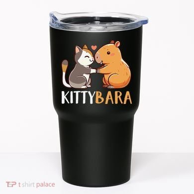 Kittybara Love Capybara Cat Tumbler