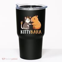 Kittybara Love Capybara Cat Tumbler thumb 0