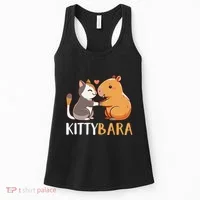 Kittybara Love Capybara Cat Women's Tank Top thumb 0