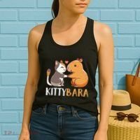 Kittybara Love Capybara Cat Women's Tank Top thumb 2