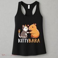 Kittybara Love Capybara Cat Women's Tank Top thumb 3