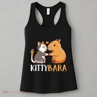 Kittybara Love Capybara Cat Women's Tank Top thumb 3