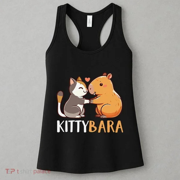 Kittybara Love Capybara Cat Women's Tank Top