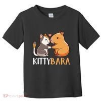 Kittybara Love Capybara Cat Toddler T-Shirt thumb 0