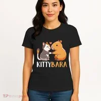 Kittybara Love Capybara Cat Women's T-Shirt thumb 4