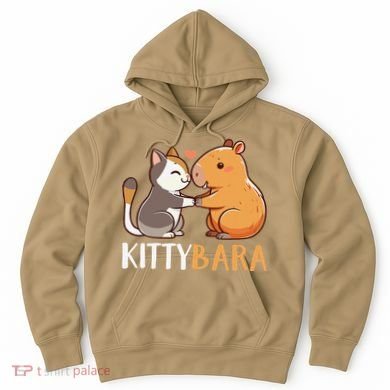 Kittybara Love Capybara Cat Hoodie