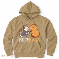 Kittybara Love Capybara Cat Hoodie thumb 0